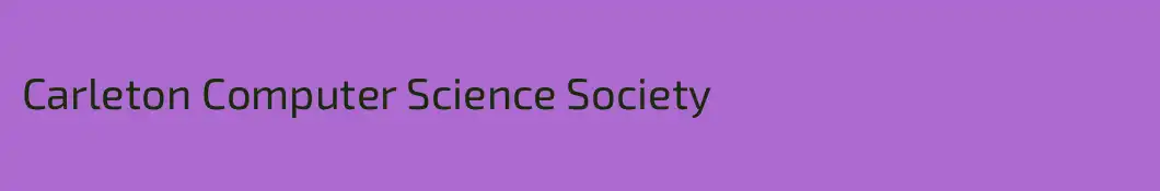 Carleton Computer Science Society